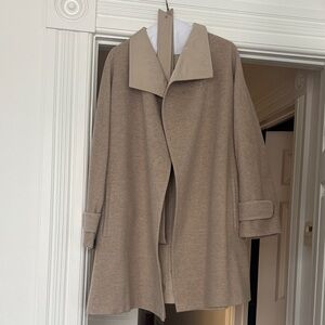 Max Mara Stylish Tan Overcoat